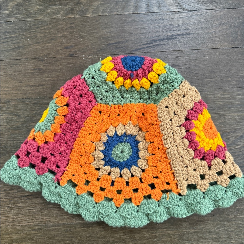 Colorful Crochet Bucket Hat